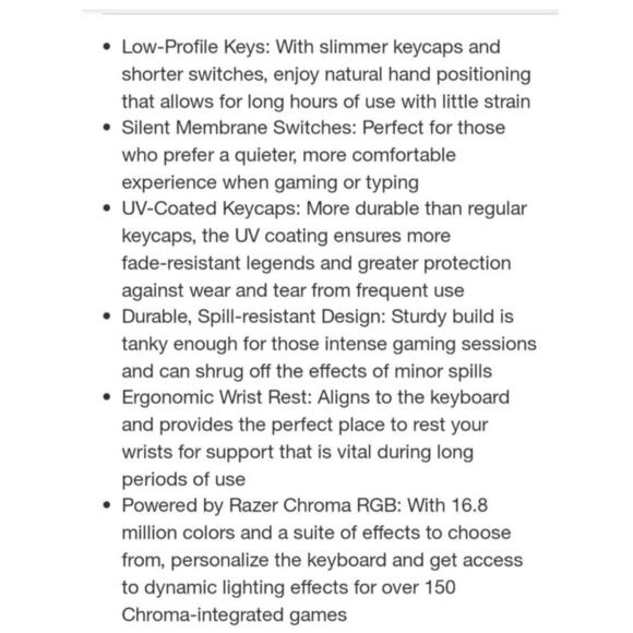 Razer Ornata V3 TKL Gaming Keyboard for PC - Picture 14 of 16